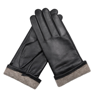 ถุงมือหนังแกะคุณภาพดีที่สุด ดีไซน์ใหม่ ถุงมือหนังแฟชั่นที่สวมใส่สบาย - Product Image 5