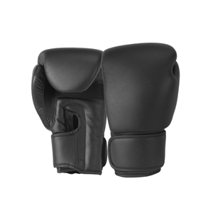 Custom Matte Black Boxing Gloves – High-Impact <b>Foam</b> <b>Padding</b> with Mesh Palm Ventilation and Professional Wrist Support. - Product Image 4