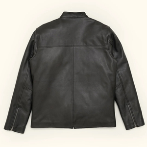 OEM Men’s <b>Cowboy</b> Leather Jacket – Vintage Western Real Leather Coat Custom Logo - Product Image 3