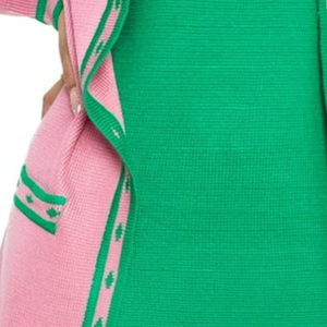 Cardigan long en maille rose pour femme, ouvert sur le devant, à manches longues, élégant, décontracté, doux, confortable, idéal pour la superposition - Product Image 5