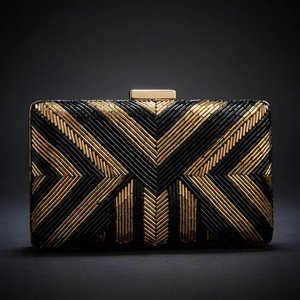 Bolso de mano tipo clutch de lujo con diseño floral de pájaro y pedrería, estilo bohemio, con una sola correa, personalizado OEM, para mujer, ideal para bodas. - Product Image 3