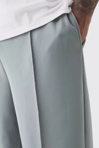 2026 New Custom Oversized Heavy Cotton Men's Custom Basic Premium Black Jogger <b>Trouser</b> Wholesale Casual Wear for Men - Product Image 3