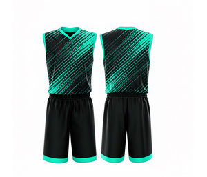 OEM Basketball Jersey Set Full Sublimation Custom Team Uniform for Dry Breathable Polyester Jersey And Shorts For <b>Men</b> Women - Product Image 4