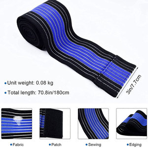 2026 High Quality Lightweight Neoprene <b>Knee</b> Wraps Workout Gym Support Weightlifting OEM Service <b>Knee</b> Wraps - Product Image 2