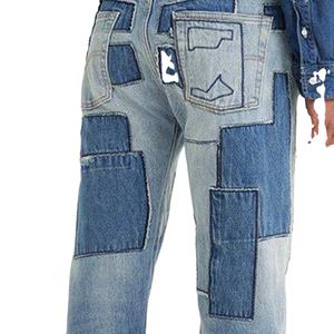 High Street Fashion <b>Jean</b> Pants for Men Custom Logo <b>Elastic</b> <b>Waist</b> Pants Manufacturer Custom Wholesale Quality Clothing Wear - Product Image 6