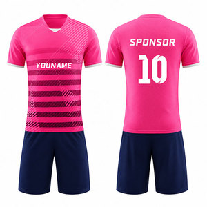 Conjunto de Camisetas de Fútbol con Estampado Digital Personalizado, Unisex, Manga Corta, Secado Rápido, Transpirable, Cuello Redondo, Impresión del Nombre del Equipo y del Jugador, Elástico - Product Image 3
