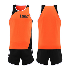 Nouvelle tenue de sport de qualité supérieure pour l'athlétisme, uniforme d'été à prix réduit, en maille 100 % polyester, séchage rapide, anti-bactérien, protection UV - Product Image 3