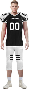 Wholesale Custom Breathable Short American Football Uniforms Tackle Twill Sublimation Personalized Embroidery 100% Front - Product Image 2