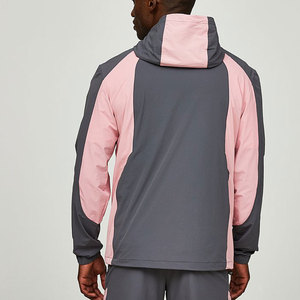 Chaqueta Cortavientos con Capucha para Hombre, Diseño Sólido, Resistente al Viento, Precio Económico, Venta Caliente, Logotipo Personalizado - Product Image 3