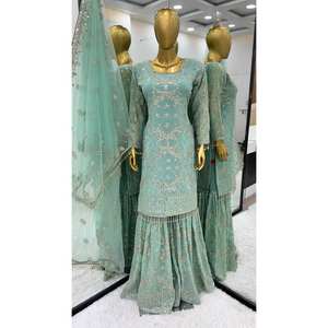 Conjunto Dupatta y Top Bottom para mujer - Product Image 4