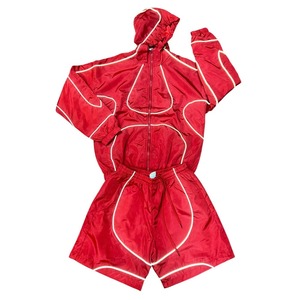 Conjunto Deportivo Impermeable Ligero Unisex con Capucha, Estampado Reflectante de Color, Estilo Deportivo para Adultos, Ropa de Verano - Product Image 6