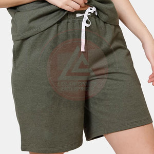 Conjunto de Shorts Casuales para Mujer, Color Personalizado, 100% Algodón, Transpirable, Ecológico, Corte Regular para Adultos - Product Image 6