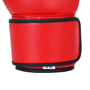 Professional Synthetic Leather Heavy Duty Boxing <b>Gloves</b> Hook-and-Loop Closure <b>Moisture</b> Wicking Adjustable Wrist Strap for Unisex - Product Image 5