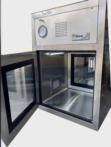 Boîte de passage dynamique 900x900x600mm, fabrication indienne, automatique, avec portes entrecroisées et filtre HEPA - Product Image 3