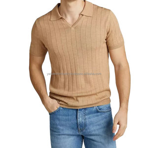 2023 Pakistán hizo cómodo algodón/fibra de bambú para camiseta Polo para hombres patrón sólido diseño único - Product Image 1