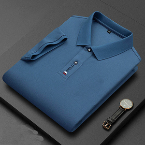 Nouveaux polos pour hommes 100% coton piqué, manches courtes, et polos personnalisés. - Product Image 5