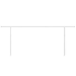 White Iron <b>Awning</b> Post Set 236.2"x96.5"-Premium <b>Awnings</b> - Product Image 3