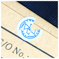 Emballage logo Fil de sécurité Papier Étiquettes fragiles Autocollants coquille d'oeuf