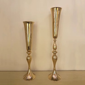 Jarrón de Suelo de Latón Moderno Personalizable Más Vendido, Jarrón de Metal de Alta Calidad para Decoración de Bodas - Product Image 5