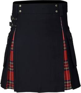 Eoin Winston Sports Scottish Tartan 13oz 16oz 5 Yard 8 Yard Acrylic Unisex Adults Utility Cargo Denim Hybrid <b>rainbow</b> Kilts <b>Maker</b> - Product Image 1