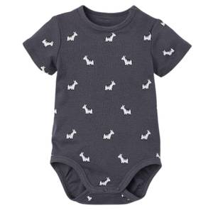Organic Cotton Unisex Baby Onesie Soft Breathable Eco-Friendly Two Way Zipper OEM Wholesale - Product Image 3