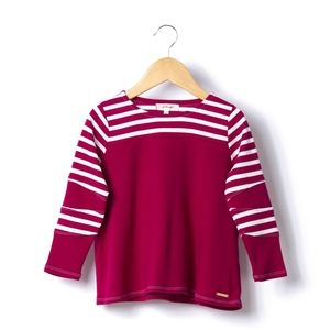 Chemise à manches longues pour fille à rayures multicolores ODM Imported Kid - Product Image 1