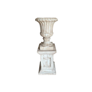 Jardinières et pots de fleurs en ciment antique légers, forme ronde, écologiques, durables, décoration extérieure pour la maison et le jardin - Product Image 1