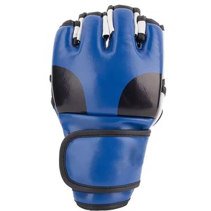 Guantes de Boxeo Profesionales de Medio Dedo con Material PU que Absorbe la Humedad, Cierre de Gancho y Bucle, Muñequera Ajustable para Entrenamiento Unisex - Product Image 1