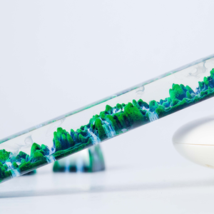 Keycaps Mystiques Anime, Keycaps Artisanaux Personnalisés, Keycaps Anime Mignons, Keycaps Verts, Ensemble de Keycaps, Keycaps en Résine - Product Image 4