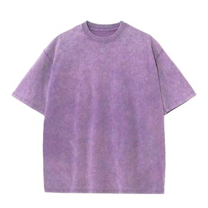 Camiseta de Manga Corta Oversize para Hombre, Color Rosa Sólido, Cuello Redondo, Estilo Casual, Tejido Jersey, 100% Algodón, Diseño Liso - Product Image 6