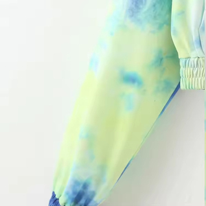 Solid Trader Premium Quality Long Sleeve Loose Casual Street Wear Eye Catching Swirl Print Top Women <b>Tie</b> <b>Dye</b> <b>Hoodie</b> - Product Image 4