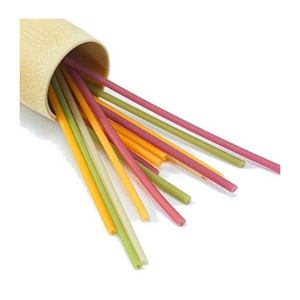 Pailles en bambou/herbe/légumes naturels en vrac, écologiques, réutilisables, tubes à boisson durables pour la restauration - Product Image 1