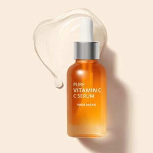 ODM/OEM Wholesale 100% Organic Pure Vitamin <b>C</b> <b>Serum</b> Private Branding Hot Sale Facial Vitamin <b>C</b> Brightening <b>Serum</b> Bulk Quantity - Product Image 2