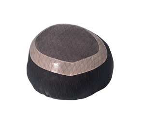 Human Hair Mono Base Toupee Bonnet <b>Wig</b> for <b>Men</b> with Bangladesh Hair Patches and Taz Hair - Product Image 3