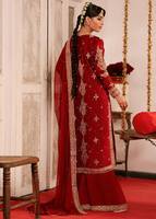 Ensemble de Soirée en Soie Romaine Premium, Collection Palazzo en Soie Romaine au Charme Royal, Ensemble 3 Pièces en Soie Romaine Élégant avec Fils et Paillettes