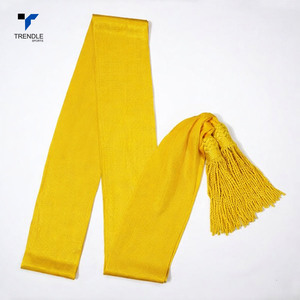 Ceinture en soie jaune de qualité supérieure, style guerre civile, accessoire de costume pour reconstitution historique - Product Image 1