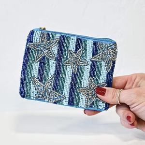 Monedero de cristal artesanal bordado con cuentas, estilo moderno, con cierre de cremallera, personalizable en color/talla/logotipo, similar al icono MILF. - Product Image 3