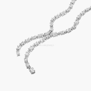 Collar con Colgante de Diamante Cultivado en Laboratorio de 0.50 Ct, Oro Amarillo, Engaste en Cesta, Joyería Clásica Ecológica para Aniversario - Product Image 6