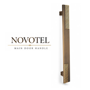 Manija para Puerta Principal y Puerta de Vidrio NOVOTEL Matt Antique, Diseño Moderno Premium - Product Image 1