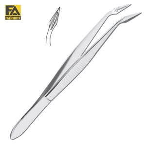 คีมผ่าตัดแบบโค้ง Hunter Forceps ทำจากเหล็กกล้าไร้สนิม สำหรับใช้ในห้องผ่าตัด ได้รับการรับรองมาตรฐาน CE ระดับ Class I แบบใช้มือ - Product Image 1