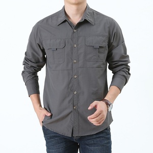 Camisas Safari Personalizadas de Manga Larga para Hombre, 100% Poliéster, Camuflaje, UPF 50+, Ligeras, de Secado Rápido, para Senderismo, Pesca, Protección UV - Product Image 5