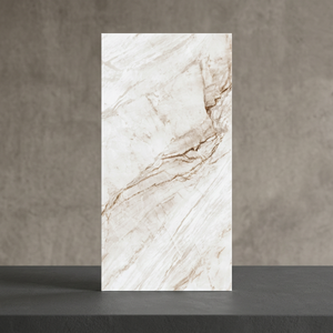 Vente en gros de carreaux de sol en porcelaine blanche brillante Lasa Volakas 800x1600mm 10mm d'épaisseur pour piscine - Product Image 2