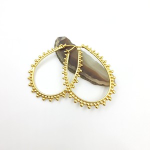 Elegantes Pendientes de Aro con Baño de Oro de 18K, Joyería de Moda para Mujer - Product Image 3