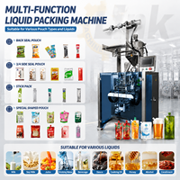 Machine de remplissage et de scellage automatique pour sachets de miel, confiture et sauce, avec système de serrage par traction