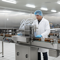 Máquina Automática de Alta Velocidad para Llenado de Botellas, Equipo de Llenado y Sellado de Líquidos, Sirope y Aceite, para Empaquetado Industrial en Madera y Plástico