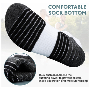 Chaussettes de sport athlétiques personnalisables et respirantes pour l'entraînement, idéales pour l'impression et la distribution au détail - Product Image 3