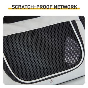Zaino Trasportino Morbido Espandibile per Cani e Gatti di Piccola Taglia con Estensione Posteriore in Rete Traspirante, Ideale per Viaggi - Product Image 5
