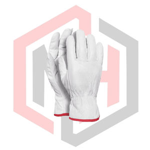 Guantes de Cuero Granulado Tipo Driver, Suaves, Antideslizantes, Resistentes a Desgarros, Transpirables, Sin Silicona, Anticorte, Antiestáticos - Product Image 1