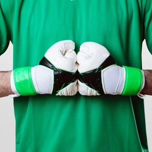 Wholesale Custom Logo Professional Soccer Goalkeeper Gloves High Quality Breathable Latex Anti-slip Adjustable Wrist <b>Strap</b> Glove - Product Image 4