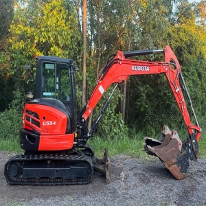 Mini-excavatrice hydraulique Kubota U55 4 d'occasion, moteur haute performance pour les travaux de terrassement et de construction - Product Image 5